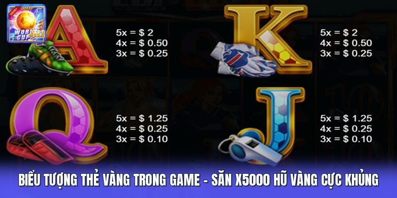 Biểu Tượng Thẻ Vàng Trong Game | Săn X5000 Hũ Vàng Cực Khủng