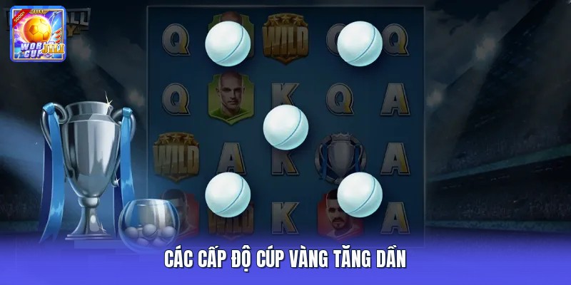Các cấp độ cúp vàng tăng dần