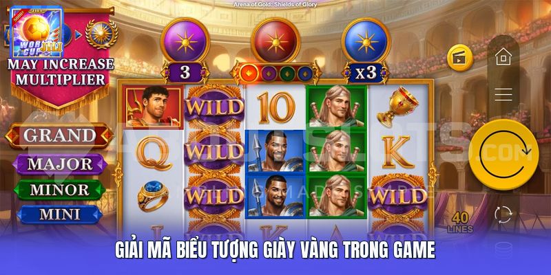 Giải mã biểu tượng giày vàng trong game