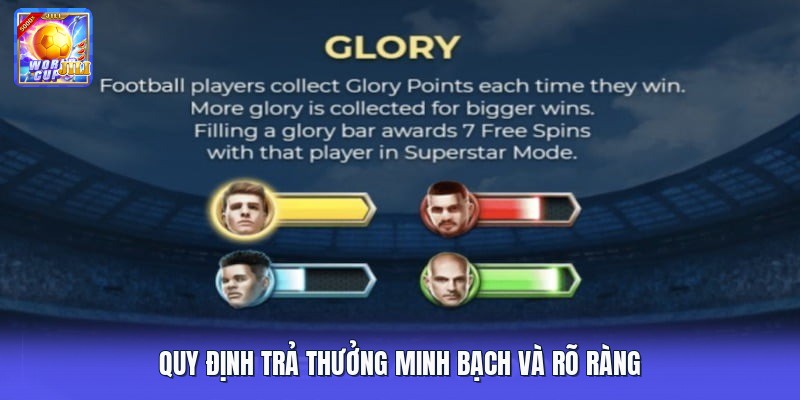 Quy định trả thưởng minh bạch và rõ ràng